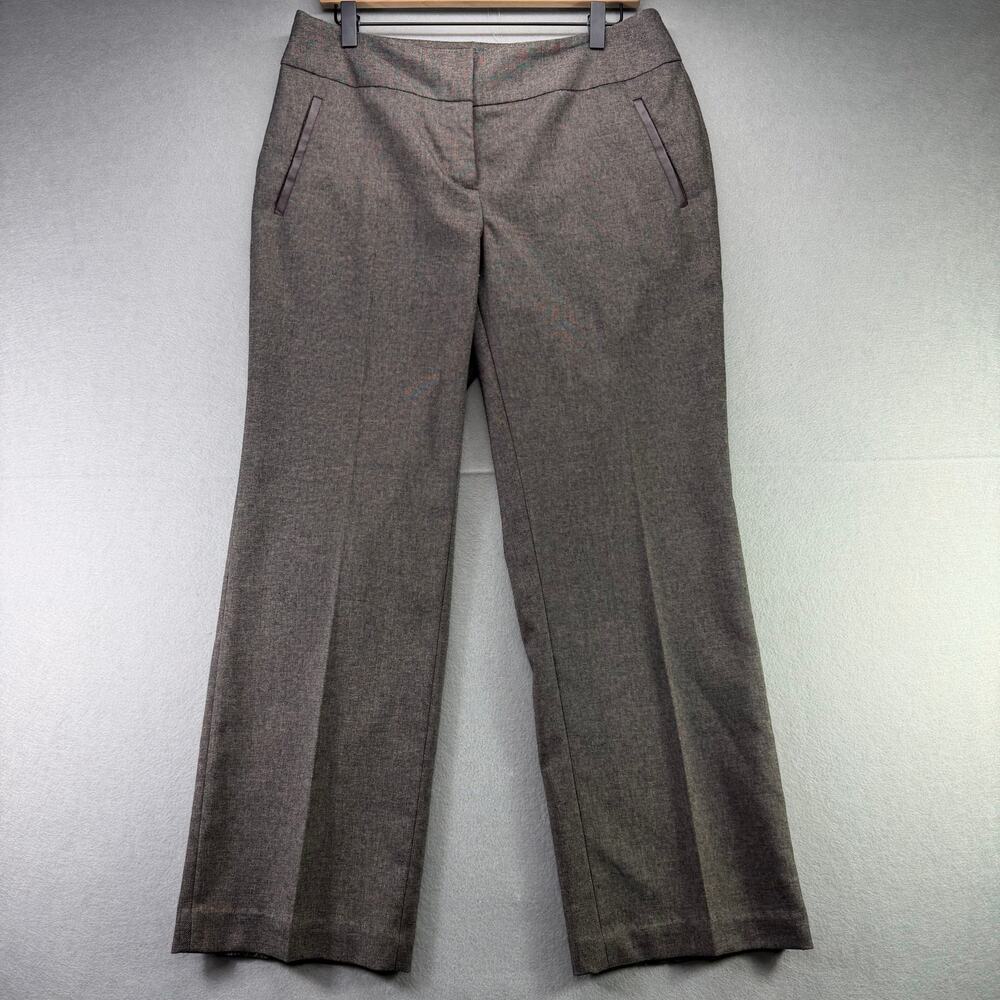 Rafaella Women’s Curvy Fit Gabardine Boot-Leg Trouser Pant Size 8 Regular